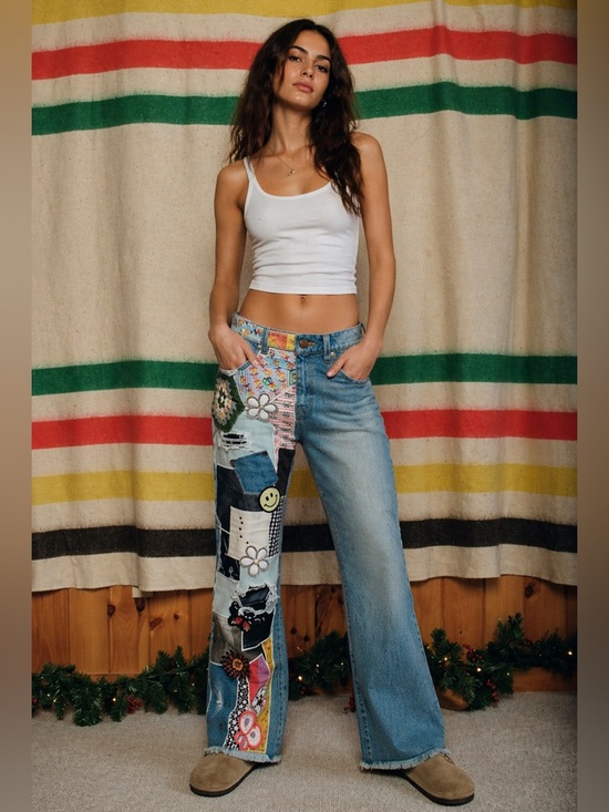 BDG Denim - BDG High-Waisted Flare Jean - Indigo Craft